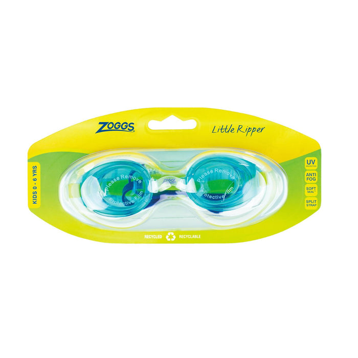 Occhialini da nuoto Little Ripper Acqua-Verde Lenti tonalizzate blu Zoggs 461417AQGNTBL