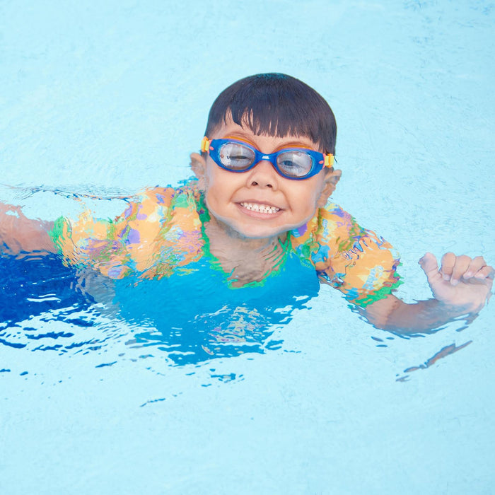 Lunettes de natation Little Sonic Air Enfant Bleu-Vert verres teintés bleus Zoggs 461418BLGNTBL