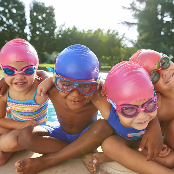 Lunettes de natation Little Sonic Air Enfant Bleu-Vert verres teintés bleus Zoggs 461418BLGNTBL