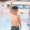 Lunettes de natation Little Sonic Air Enfant Bleu-Vert verres teintés bleus Zoggs 461418BLGNTBL