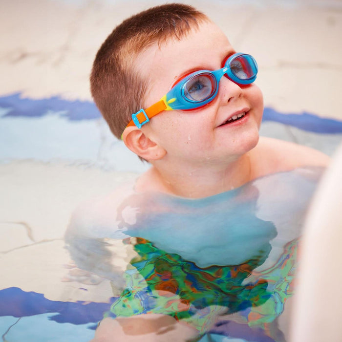Occhialini da nuoto Little Sonic Air Bambini Blu-Arancione Lenti tonalizzate blu Zoggs 461418BLORTBL