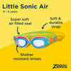 Occhialini da nuoto Little Sonic Air Bambini Blu-Arancione Lenti tonalizzate blu Zoggs 461418BLORTBL