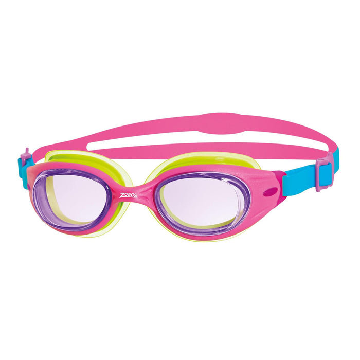 Occhialini da nuoto Little Sonic Air Bambini Rosa-Verde Lenti tonalizzate viola Zoggs 461418PKGNTPU