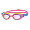 Occhialini da nuoto Little Sonic Air Bambini Rosa-Verde Lenti tonalizzate viola Zoggs 461418PKGNTPU