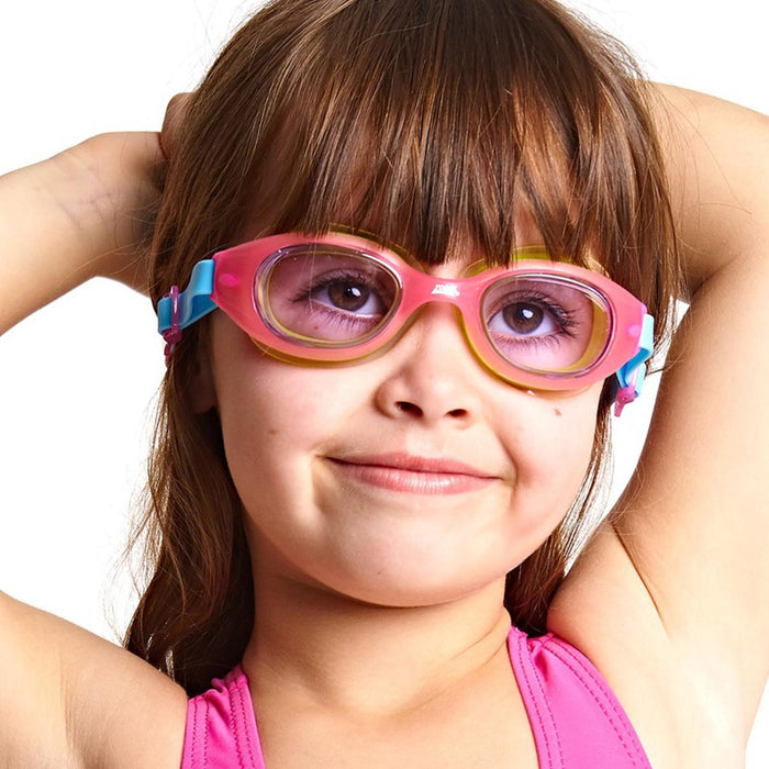 Occhialini da nuoto Little Sonic Air Bambini Rosa-Verde Lenti tonalizzate viola Zoggs 461418PKGNTPU