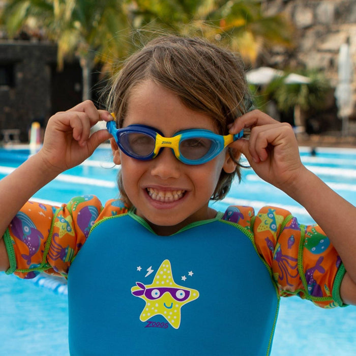 Lunettes de natation Little Super Seal Enfant Bleu-Jaune Zoggs 461419BLYLCLR