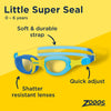 Lunettes de natation Little Super Seal Enfant Bleu-Jaune Zoggs 461419BLYLCLR