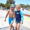 Occhialini da nuoto Little Super Seal Bambini Arancione-Verde Zoggs 461419ORGNCLR