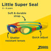 Occhialini da nuoto Little Super Seal Bambini Arancione-Verde Zoggs 461419ORGNCLR