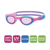 Lunettes de natation Little Super Seal Enfants Rose-Violet verres teintés roses Zoggs 461419PKPUTPK