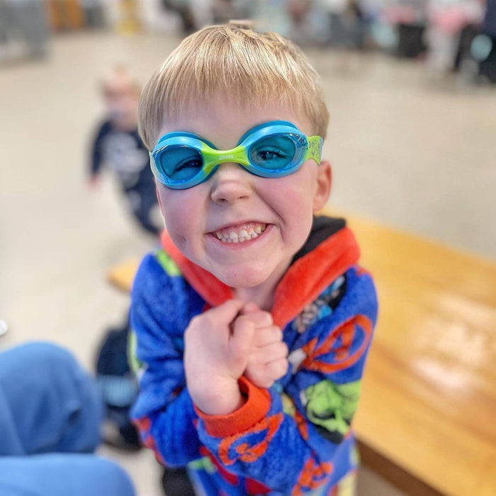 Lunettes de natation Little Twist Enfant Bleu-Vert verres teintés bleus Zoggs 461421BLGNTBL
