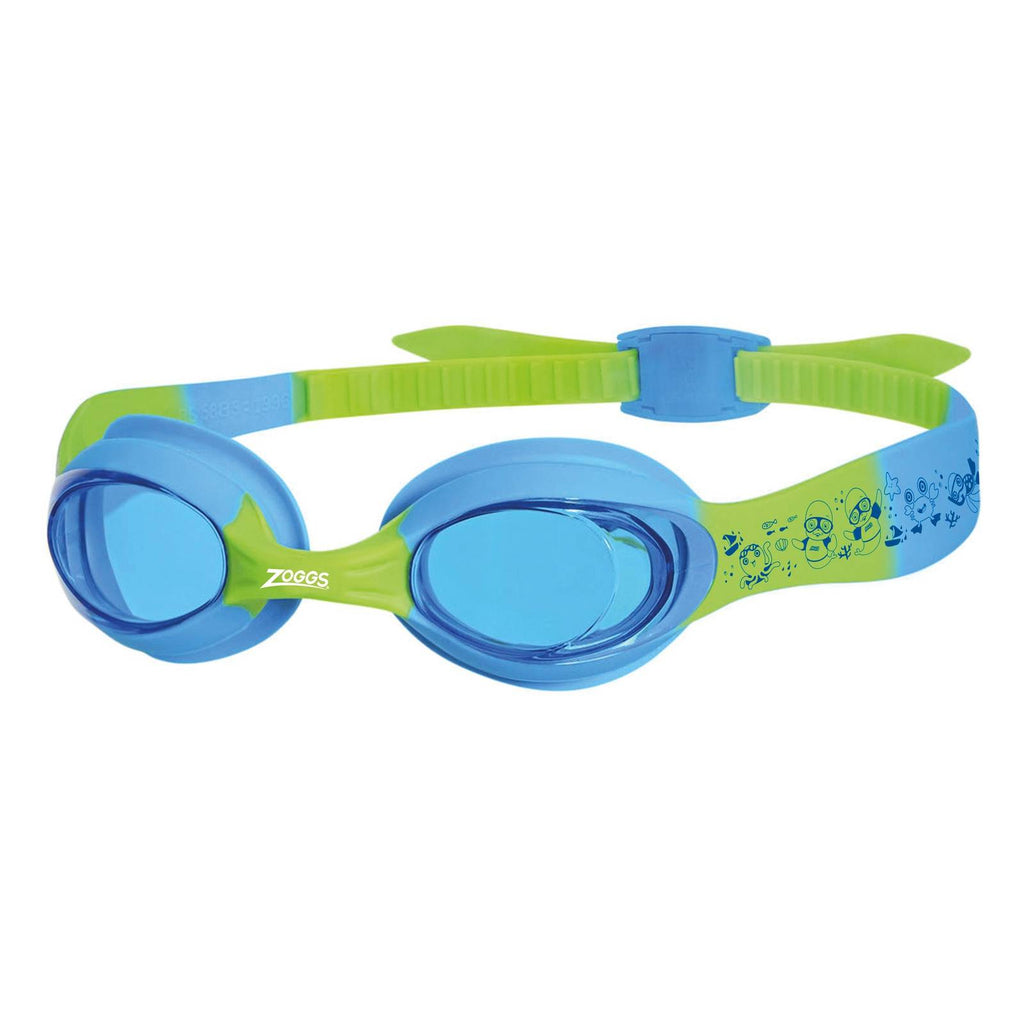 Lunettes de natation Little Twist Enfant Bleu-Vert verres teintés bleus Zoggs 461421BLGNTBL