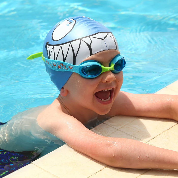 Lunettes de natation Little Twist Enfant Bleu-Vert verres teintés bleus Zoggs 461421BLGNTBL