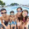 Lunettes de natation Little Twist Enfant Bleu-Vert verres teintés bleus Zoggs 461421BLGNTBL