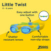 Lunettes de natation Little Twist Enfant Bleu-Vert verres teintés bleus Zoggs 461421BLGNTBL