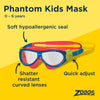 Maschera da nuoto Phantom Bambini Blu-Turchese Zoggs 461423BLTQCLR