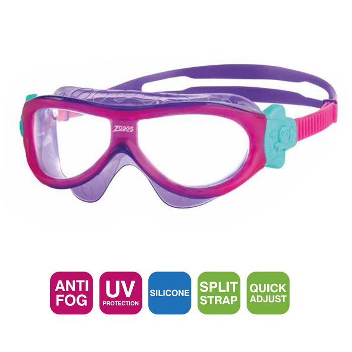 Masque de natation Phantom Enfant Rose-Violet Zoggs 461423PKVICLR