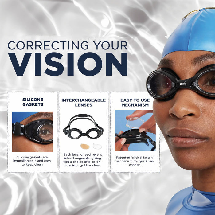 Gafas Zoggs Vision con lente dióptrica
