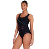 Maillot de bain 1 pièce Macmaster à dos arrondi réglable Prism Geo Taille 40 Zoggs 462412PRIS40