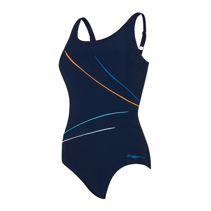 Maillot de bain 1 pièce Macmaster à dos arrondi réglable Spatial Taille 42 Zoggs 462412SPAT42