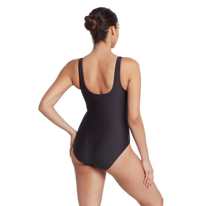 Maillot de bain 1 pièce Sandon Scoopback Femme Noir Taille 46-4XL Zoggs 462553BK46