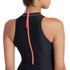 Maillot de bain une pièce Cable Zipped Hi Neck Femme Noir Taille 40-XL Zoggs 462554BK40