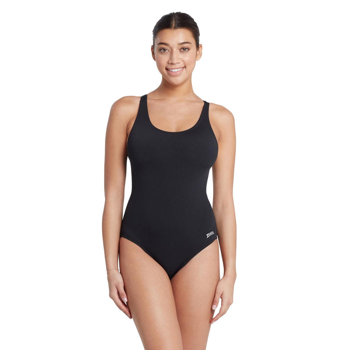 Maillot de bain 1 pièce Cottesloe Flyback Femme Noir Taille 36-M Zoggs 462558BK36
