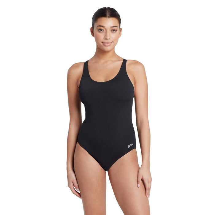 Maillot de bain 1 pièce Cottesloe Flyback Femme Noir Taille 38-L Zoggs 462558BK38