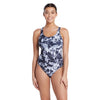 Maillot de bain une pièce Marble Powerback femme noir-blanc Taille 44-XXXL Zoggs 462569BK44