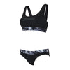 Maillot 2 pièces Marble Actionback Noir-Blanc Taille 32-XS Zoggs 462571BK32
