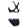 Maillot 2 pièces Marble Actionback Noir-Blanc Taille 34-S Zoggs 462571BK34