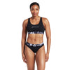 Maillot 2 pièces Marble Actionback Noir-Blanc Taille 34-S Zoggs 462571BK34