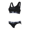Maillot de bain deux pièces Marble Actionback noir-blanc Taille 40-XL Zoggs 462571BK40