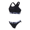 Maillot de bain deux pièces Marble Actionback noir-blanc Taille 40-XL Zoggs 462571BK40