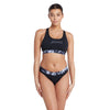 Maillot de bain deux pièces Marble Actionback noir-blanc Taille 40-XL Zoggs 462571BK40