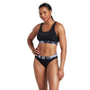 Maillot de bain deux pièces Marble Actionback noir-blanc Taille 42-XXL Zoggs 462571BK42