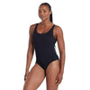 Maillot de bain une pièce Scoopback doublé argenté noir Taille 30-XXS Zoggs 462577BK30