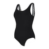 Maillot de bain 1 pièce dos arrondi à doublure argentée Noir Taille 42-XXL Zoggs 462577BK42