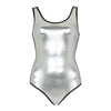 Maillot de bain 1 pièce dos arrondi à doublure argentée Noir Taille 46-4XL Zoggs 462577BK46