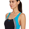 Maillot de bain une pièce Toronto Flyback Noir-Turquoise Taille 36-M Zoggs 462579BKTQ36