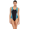 Maillot de bain une pièce Toronto Flyback Noir-Turquoise Taille 40-XL Zoggs 462579BKTQ40
