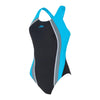 Maillot de bain une pièce Toronto Flyback Noir-Turquoise Taille 40-XL Zoggs 462579BKTQ40