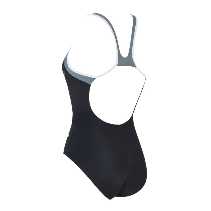 Maillot de bain une pièce Tokyo Iceback Noir-Gris Taille 38-L Zoggs 462580BKGY38
