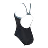 Maillot de bain une pièce Tokyo Iceback noir-gris Taille 46-4XL Zoggs 462580BKGY46