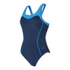 Maillot de bain une pièce Tokyo Iceback bleu marine-bleu clair Taille 44-XXXL Zoggs 462580NVLB44
