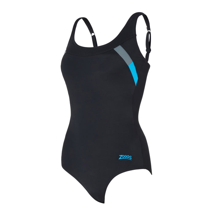 Maillot de bain une pièce Sydney U noir-gris Taille 34-S Zoggs 462581BKGY34