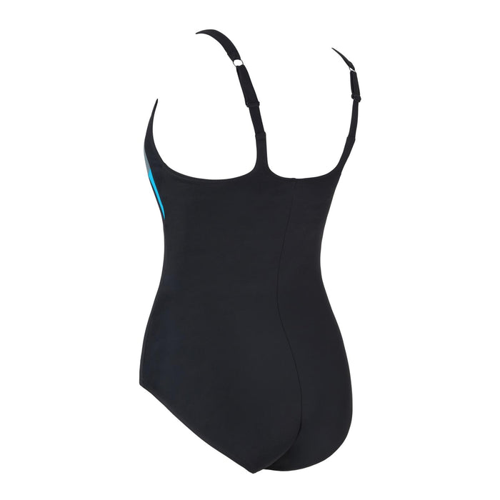 Maillot de bain une pièce Sydney U noir-gris Taille 36-M Zoggs 462581BKGY36