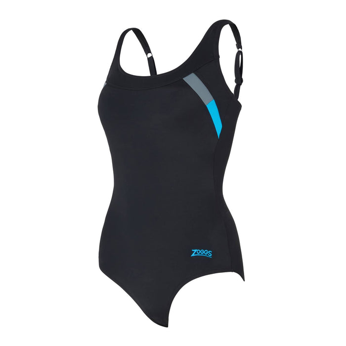 Maillot de bain une pièce Sydney U noir-gris Taille 46-4XL Zoggs 462581BKGY46