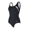 Maillot de bain une pièce Sydney U noir-blanc Taille 32-XS Zoggs 462581BKWH32