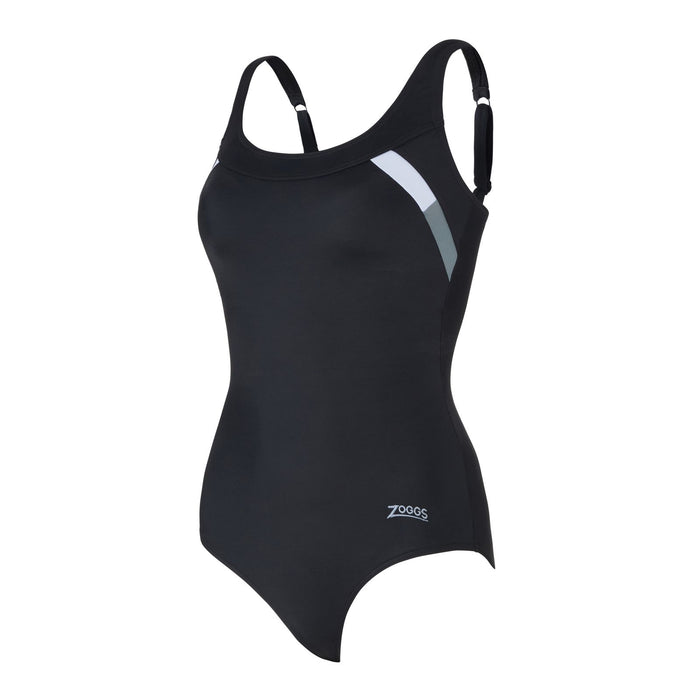 Maillot de bain une pièce Sydney U noir-blanc Taille 46-4XL Zoggs 462581BKWH46